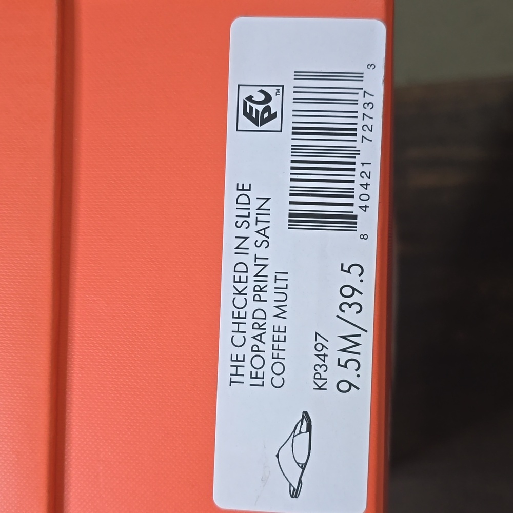 Size 9.5 KATY PERRY LEOPARD Print Satin Side - Picture 4 of 4
